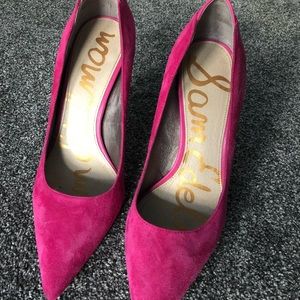 Suede Pink Sam Edelman Heels